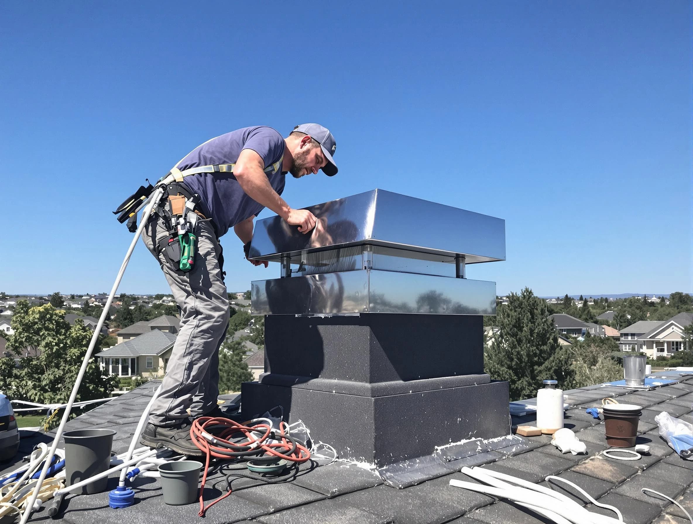 Chimney Cap Services service in Blanchard, OK