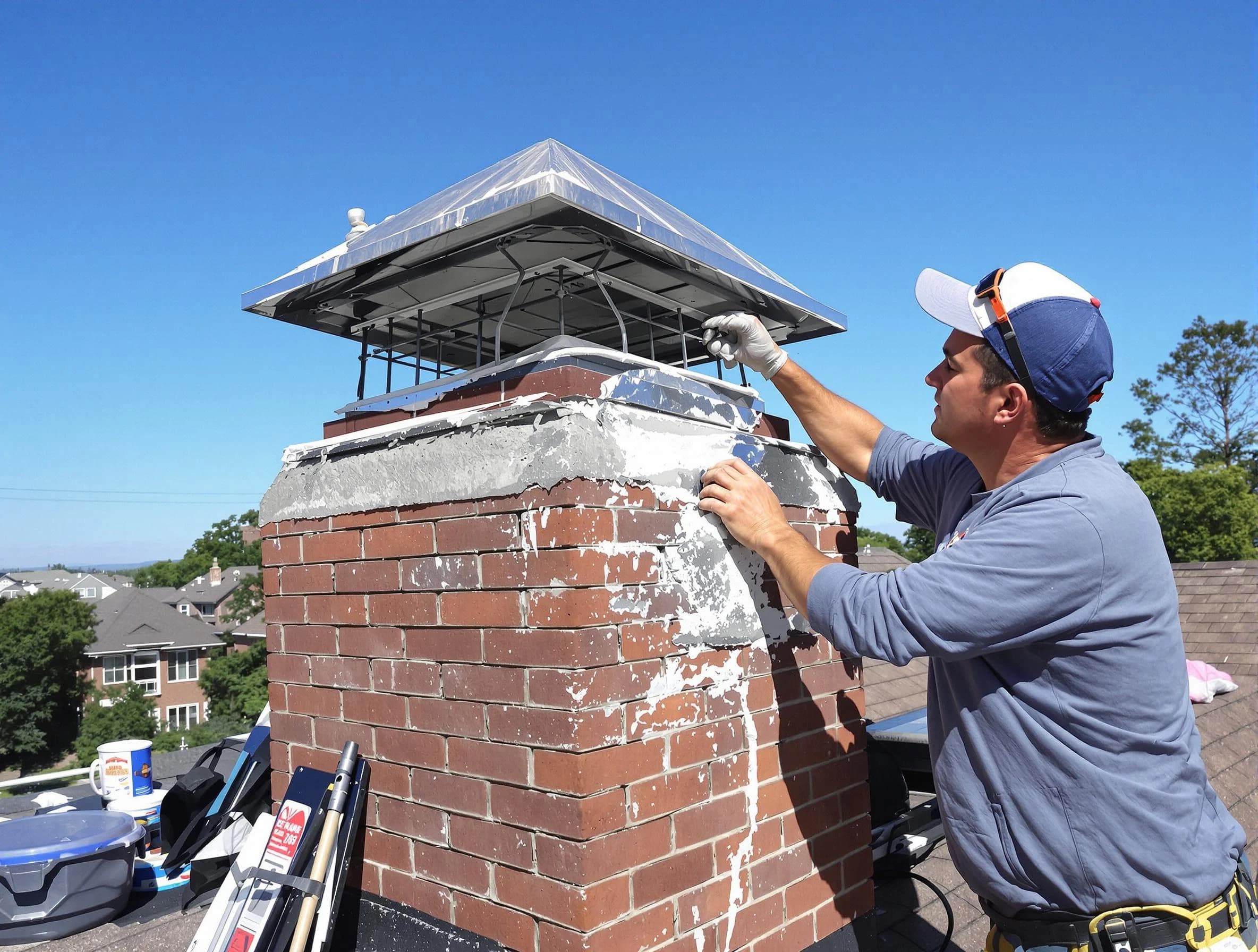 Chimney Crown Services service in Blanchard, OK