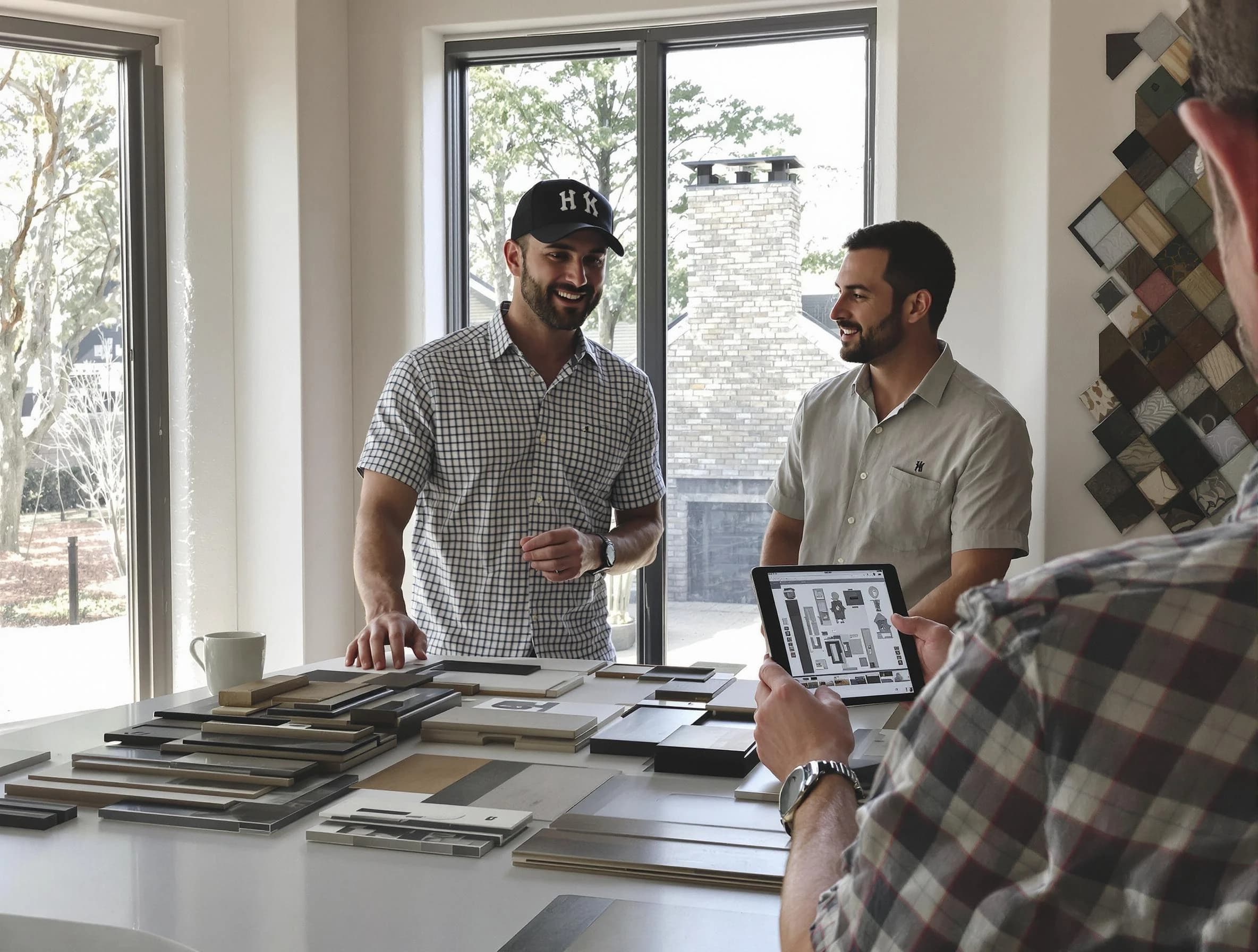 Blanchard Chimney Sweep remodeling a chimney and fireplace in Blanchard, OK