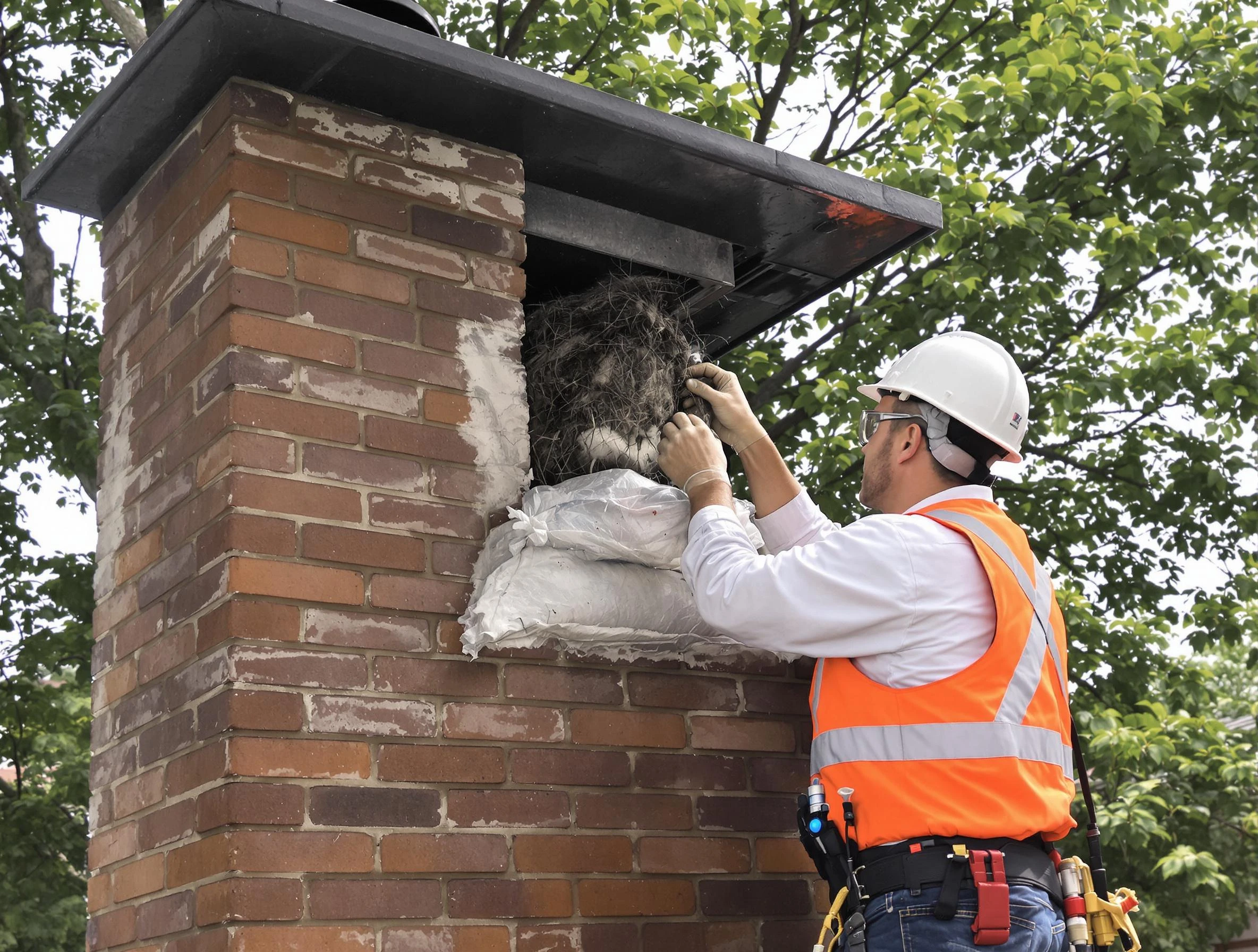 Humane removal of debris and animals by Blanchard Chimney Sweep in Blanchard, OK